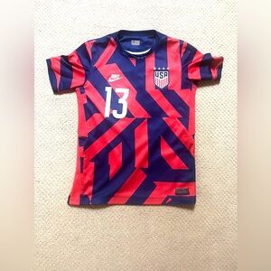 Nike Kids Alex Morgan USA Soccer Jersey - Red and Navy Youth M